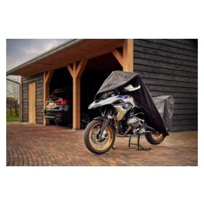 Abbildung von Motorradabdeckung DS Covers ALFA Large Mit Nummerschild Fenster