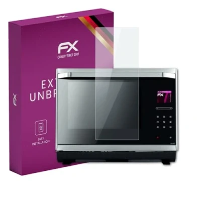 Abbildung von atFoliX Glasfolie kompatibel mit Panasonic NN CS894S Panzerfolie, 9H Hybrid Glass FX Schutzpanzer Folie