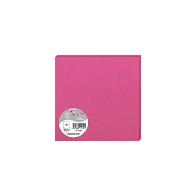 Abbildung von Clairefontaine 1124C Packung (mit 25 Karten Pollen 160 x 160mm) 210g, Fuchsia