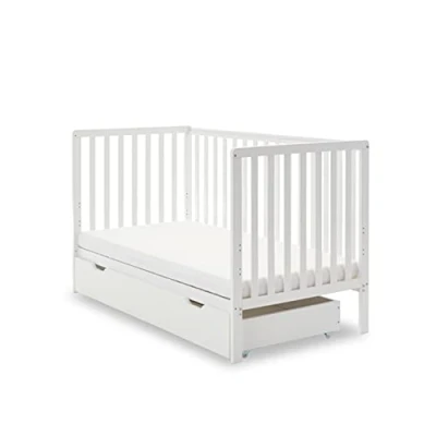 Abbildung von Obaby Bantam Kinderbett mit Schublade Weiß