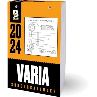 Abbildung von Brain Booster Varia scheurkalender 2024: Geef je brein een boost!