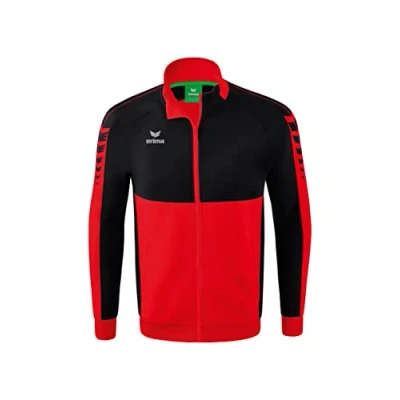 Abbildung von Erima SIX Wings Trainingsjacke, Herren, Größe: XL, Rotschwarz