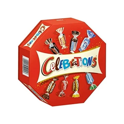 Abbildung von Celebration Chocolate Mix Pralinen, süßer Snack 186 Gramm 1 Packung Schokolade