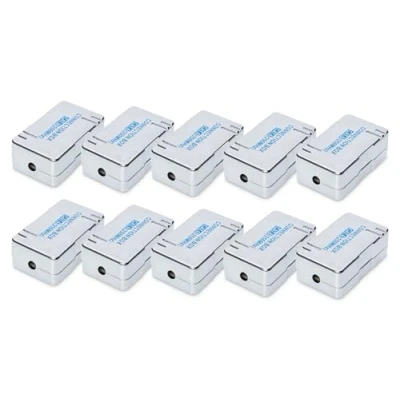 Abbildung von DIGITUS DN 93903 LSA Verbindungsmodul Cat 6 10 Stück Geschirmt Cat6 Schneidklemme AWG 22 bis 26 Für Ethernetkabel, Netzwerkkabel, Verlegekabel, Installationskabel Silber