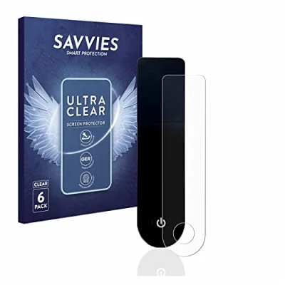 Abbildung von Savvies 6 Stück Schutzfolie für Xiaomi Mi 3 E Scooter Displayschutz Folie Ultra Transparent