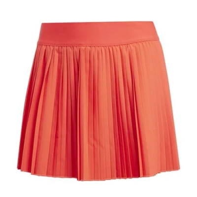 Abbildung von adidas Performance CLUB Pleatskirt Sportrock, Damen, Größe: Large, Semi lucid red
