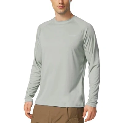 Abbildung von BALEAF UV Shirt Herren Wasser Schutz UPF 50+ Rashguard Sonnenschutz Langarm Grau M