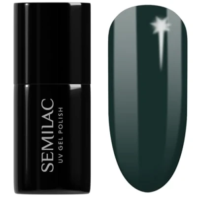 Abbildung von Semilac UV Nagellack Hybrid 422 Deep Forest Green 7ml Kollektion Into Her Tenderness