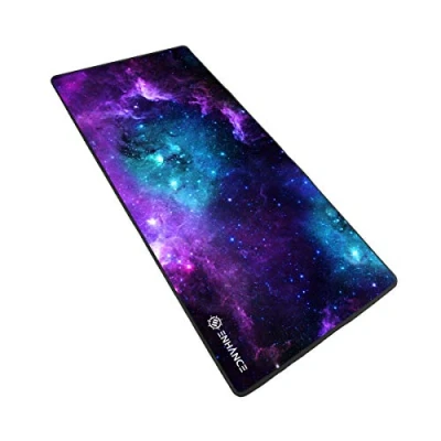 Abbildung von ENHANCE GX MP2 Verlängert Gaming Mouse Pad Großes XL Mauspad (80 x 35 cm) für professionelle Esport mit Geringe Reibung Verfolgung Oberfläche und Rutschfester Rückseite Galaxis