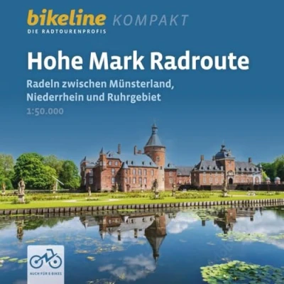 Abbildung von Hohe Mark Radroute: Radeln zwischen Münsterland, Niederrhein und Ruhrgebiet, 1:50.000, 279 km, GPS Tracks Download, LiveUpdate (bikeline Radtourenbuch kompakt)