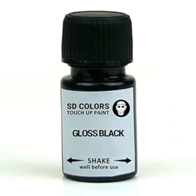 Abbildung von SD COLORS Reparatur Set für Alufelgen, glänzend, 15 ML, schwarze glänzende Alufelgen