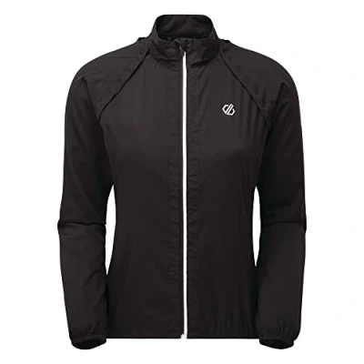 Abbildung von Dare 2b Rebound Woemes Windshelljacke 2 in 1 Design mit abnehmbaren Ärmeln, leichtem Stoff und reflektierenden Druckdetails