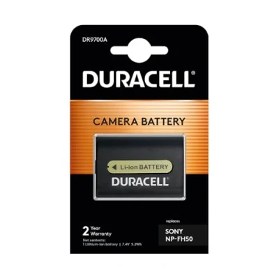 Abbildung von Duracell DR9700A Li Ion Camcorder Ersetzt Akku für Sony NP FH50/NP FH70/NP FH30