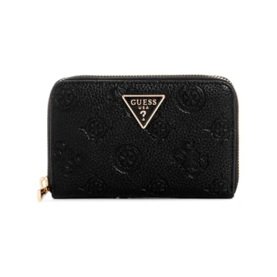 Abbildung von Guess Cresidia Medium ZIP Around Geldbörse, Damen, Größe: One Size, Black