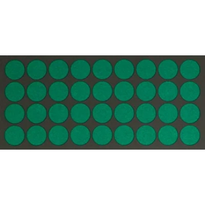 Abbildung von easydruck24de Reflektierendes Aufkleberset „Kreise, 36 Stück, grün, Reflex_022, Ø 2cm pro Aufkleber, Reflexion, Leuchtaufkleber, Aufkleber für Bike, Helm, Auto, Sicherheit Kinder