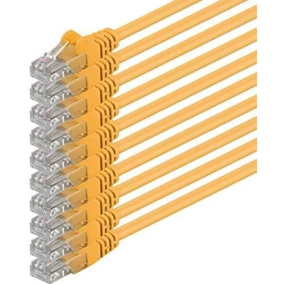 Abbildung von 3,0m gelb 10 Stück (PACK) CAT.6 CAT6 Ethernet Lan Netzwerk Kabel 1000 Mbit/s Patchkabel
