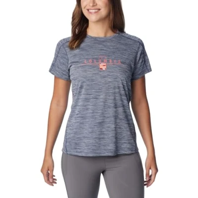 Abbildung von Columbia Damen W Zero Rules T Shirt mit grafischem Aufdruck und Rundhalsausschnitt