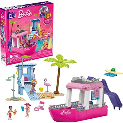 Abbildung von Mega Bloks Barbie Traumboot Spielzeug für Kinder, Größe: One Size, Multicolor
