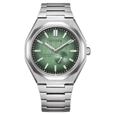 Abbildung von CITIZEN NK5020 58X Herren Automatik Uhr Zenshin 60 Super Titanium mit Gliederband