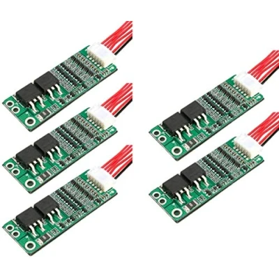 Abbildung von 5 stücke 5s 15a Li Ion litio Batterie BMS 18650 18v 21v Ladegerät Schutz Board