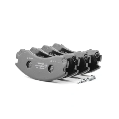 Abbildung von BREMBO P 61 089 Bremsbelagsatz mit akustischer Verschleißwarnung ohne Zubehör MITSUBISHI: Outlander 2 SUV, 3, I PEUGEOT: 4007