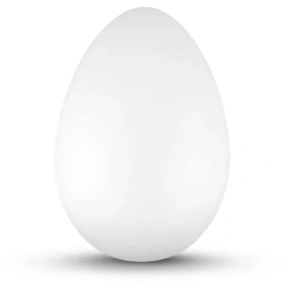 Abbildung von Netuno 1 Stück Styroporeier 18 cm Ei aus Styropor weiß Deko Ostereier ideal für Ostern Dekoration Basteln Modellierung als Geschenk DANW
