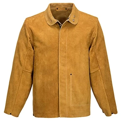 Abbildung von Portwest Leather Welding Jacket Golden Brown M