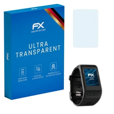 Abbildung von atFoliX Schutzfolie kompatibel mit Garmin Vivoactive HR Folie, ultraklare FX Displayschutzfolie (3X)