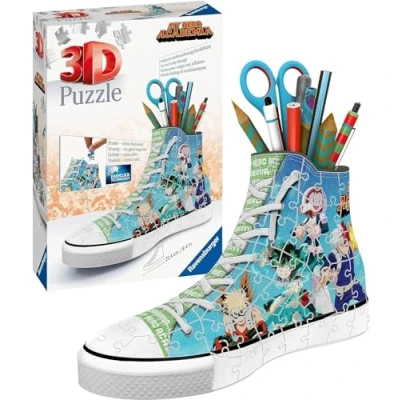Abbildung von Ravensburger 3D Puzzle Sneaker My Hero Academia, 108 Puzzleteile, Made in Europe, FSC® schützt Wald weltweit
