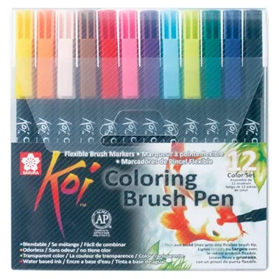 Abbildung von Sakura Koi color brush pen set 12pcs