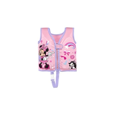Abbildung von Bestway Swim Safe ABC Disney Junior Schwimmweste mit Textilbezug Stufe B Minnie Mouse, 1 3 Jahre