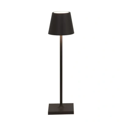Abbildung von Zafferano LED Tischleuchte Akku Poldina Pro Micro 275mm Schwarz