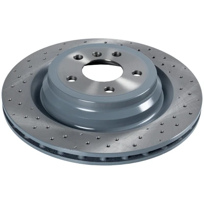 Abbildung von FEBI BILSTEIN 106607 Bremsscheibe Hinterachse 330 22 5 112 gelocht/innenbel. beschichtet MERCEDES BENZ: ML Klasse, GLE SUV