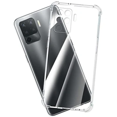 Abbildung von mtb more energy® Case Soft Armor kompatibel mit Oppo Reno5 Lite verstärkte Ecken Kameraschutz 1,5mm TPU Schutz Hülle Cover Handyhülle