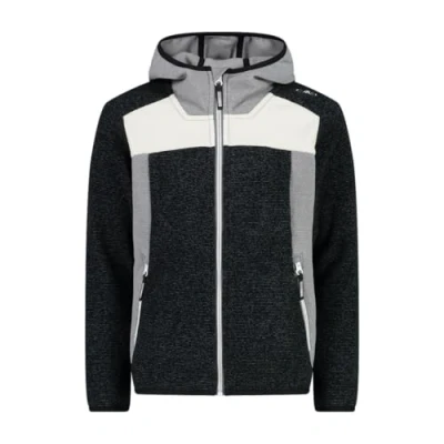 Abbildung von CMP, KID G JACKET FIX HOOD, 34H3405, Basic Black, 128, Girl