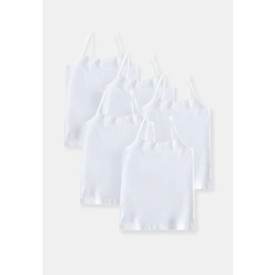 Abbildung von Next Regular FIT Elastic Srappy 5PACK Unterhemd/shirt für Kinder, Größe: 98, White
