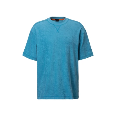 Abbildung von BOSS Tshirt basic, Herren, Größe: Large, Open blue