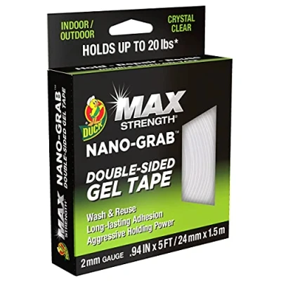 Abbildung von Duck Tape Max Strength® Nano Grab™ Gel doppelseitiges Klebeband