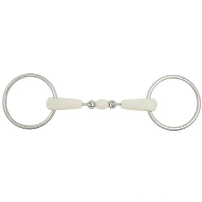 Abbildung von BR Double Broken Loose Ring Trense Combo Comfort 18 mm Ø 70 12,5 1 Farbe Grau