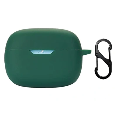 Abbildung von GIOPUEY Hülle Kompatibel mit JBL Wave Beam/Beam 2, Silikon Stoßfeste Schutzhülle, Ultradünn Case Cover, Kein Geruch, Armee grün