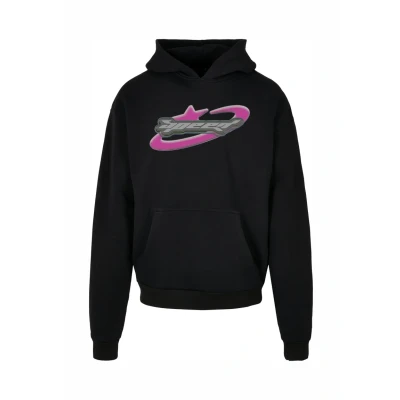 Abbildung von Upscale by Mister Tee Speed LOGO Kapuzenpullover, Herren, Größe: Large, Black