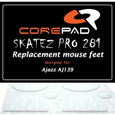 Abbildung von Corepad Skatez PRO 281 Ersatz Mausfüße kompatibel mit Ajazz AJ139