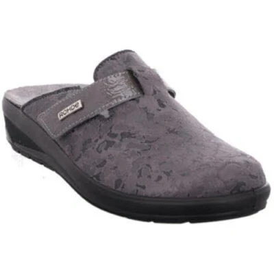 Abbildung von Rohde Pantoffel &quot;CATANIA&quot;, Hausschuh, Schlappen, Clog mit Klettriemchen