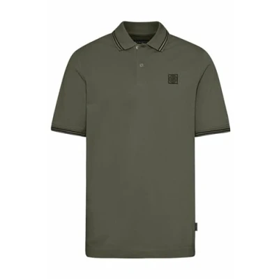 Abbildung von bugatti Poloshirt, mit sportiven Kontraststreifen