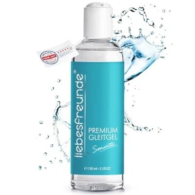 Abbildung von Liebesfreunde Gleitgel wasserbasiert SENSITIV (150 ml), Frei von Parabenen, Farb und Duftstoffen
