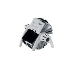 Abbildung von Durable Rollkartei Visifix Flip Vegas, für 400 Visitenkarten, Register A Z, weiß, 241702