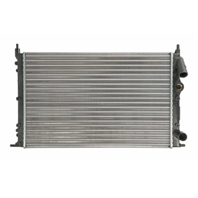 Abbildung von THERMOTEC D7R014TT Kühler, Motorkühlung Aluminium, Kunststoff 378 570 23 Schaltgetriebe Kühlrippen mechanisch gefügt RENAULT: 19 II Schrägheck