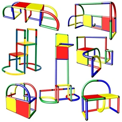 Abbildung von move and stic Klettergerüst Grundbaukasten STARTER oder zum Erweitern von Spielburgen, (137 tlg. Spar Set), umbaubar, aus recyclebarem Kunststoff, Made in Germany