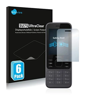Abbildung von Savvies 6 Stück Schutzfolie für Nokia 6300 2020 Displayschutz Folie Ultra Transparent
