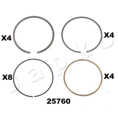 Abbildung von JAPKO 425760J Kolbenringe NISSAN: 200SX